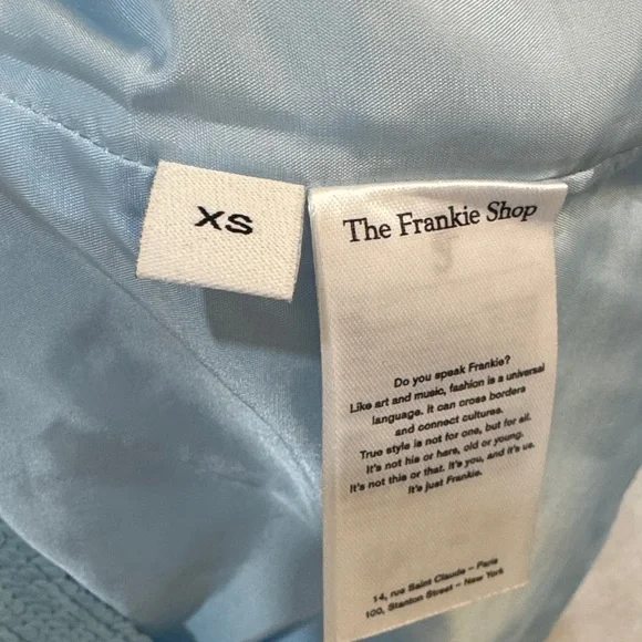 The Frankie Shop Light Blue Sequin Mini Dress - Picture 6 of 6